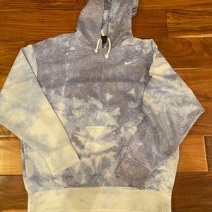 NWOT Nike Icon Clash Hoodie- blue and white